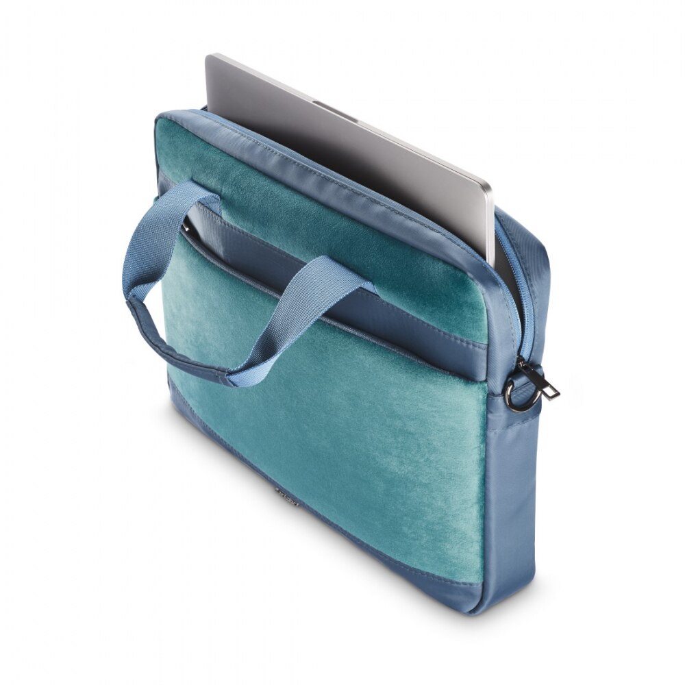 Geanta pentru laptop HAMA „Velvet”, de la 40 - 41 cm (15,6" - 16,2"), albastra