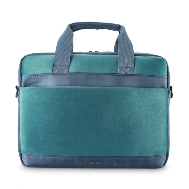 Geanta pentru laptop HAMA „Velvet”, de la 40 - 41 cm (15,6" - 16,2"), albastra