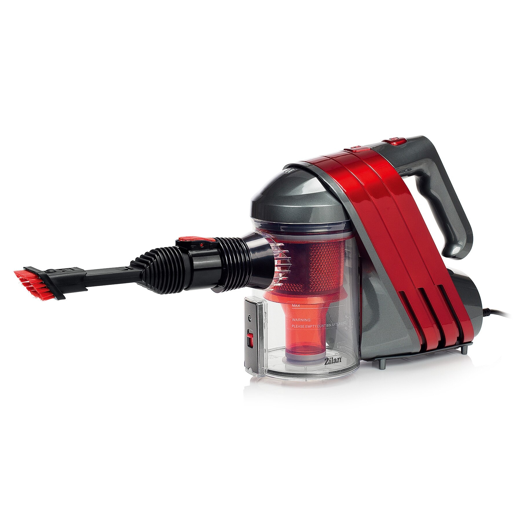 Aspirator vertical SYNO, nivel zgomot 80 dB, putere 600W, Cablu 4m, Rosu