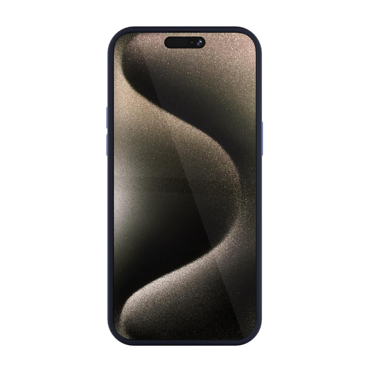 Husa de protectie Next One Mist Shield Case pentru iPhone 15 Pro Max, MagSafe Compatible, Midnight
