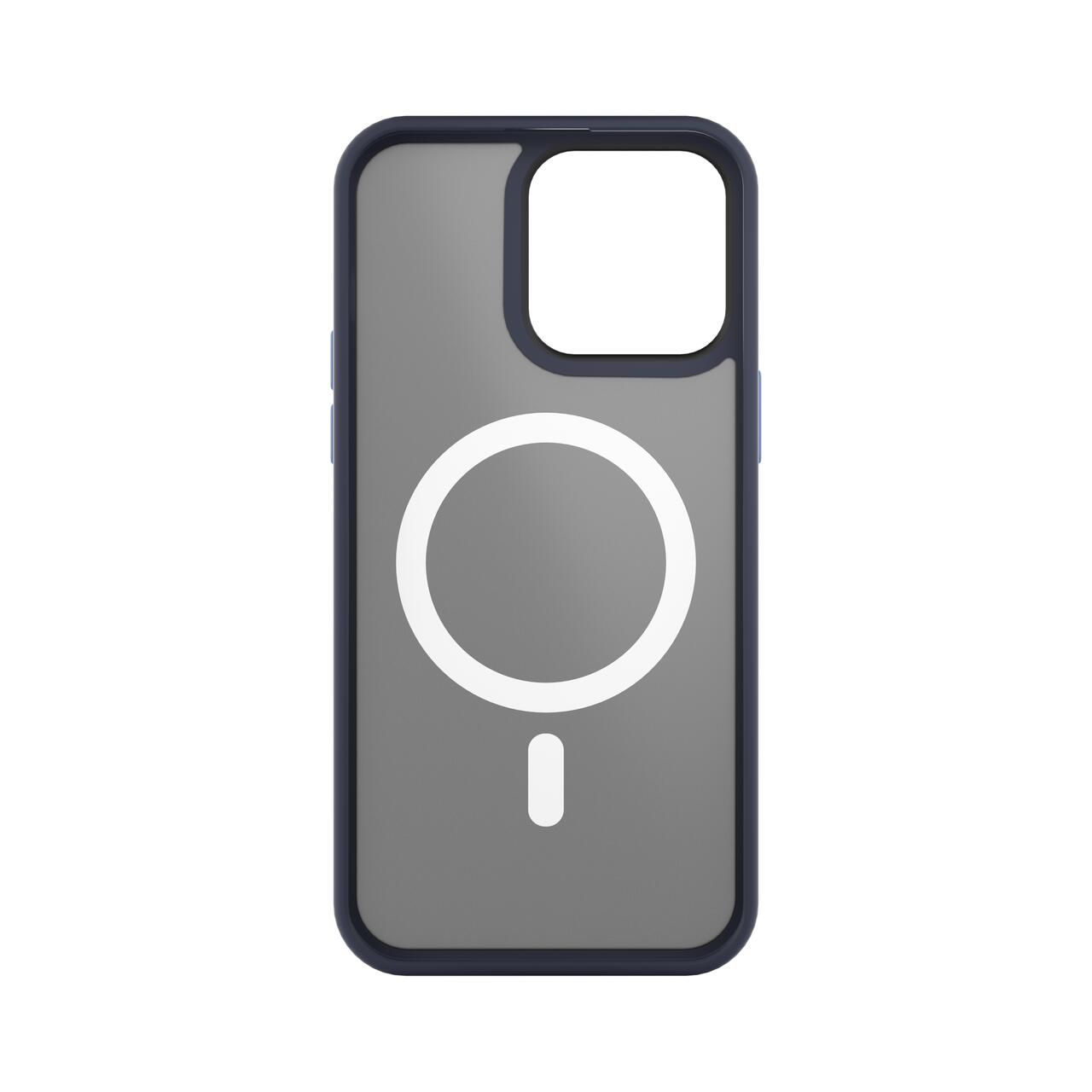 Husa de protectie Next One Mist Shield Case pentru iPhone 15 Pro Max, MagSafe Compatible, Midnight