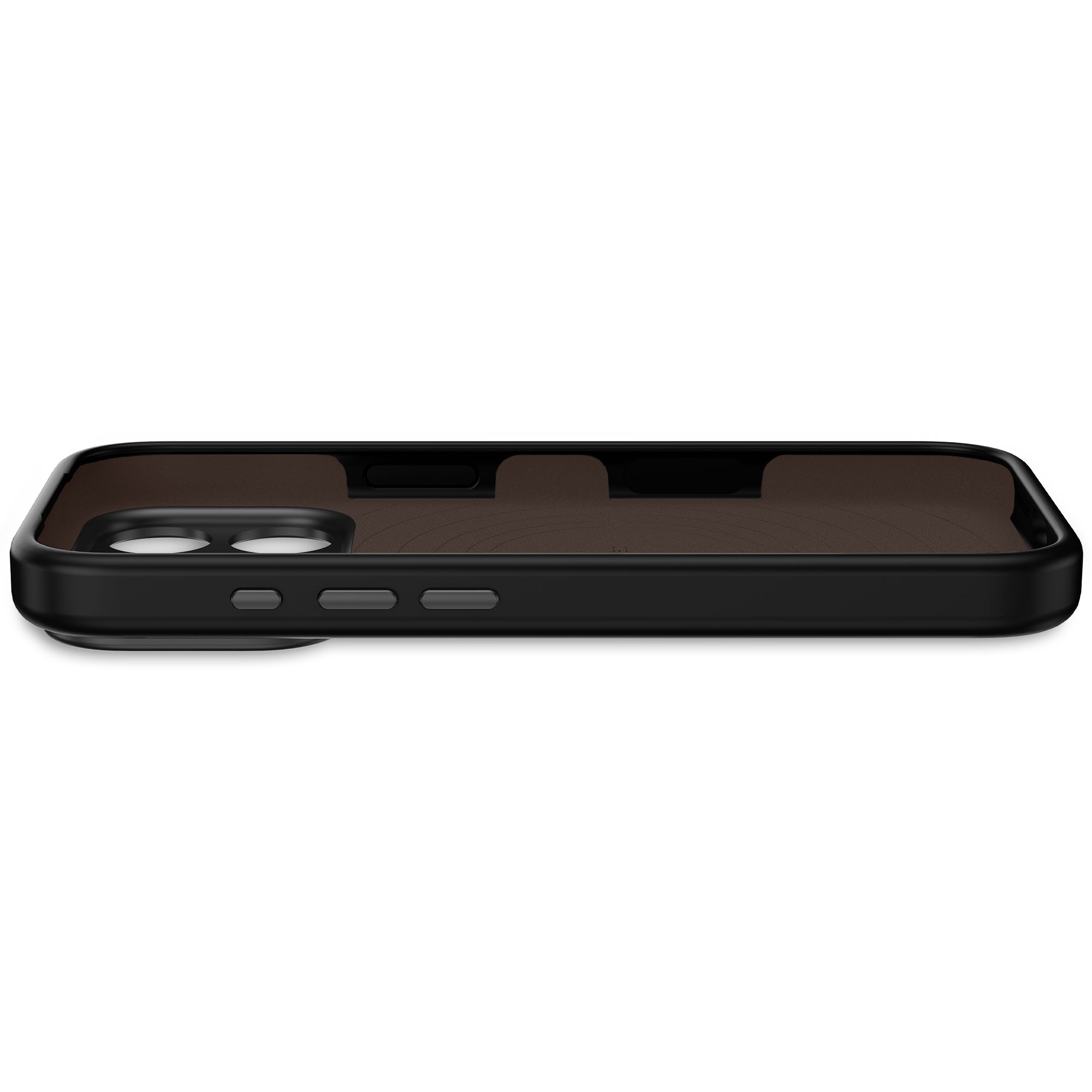 Husa din Silicon Antimicrobian DECODED pentru iPhone 17 Pro - Phantom Black