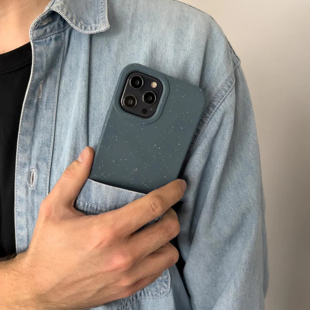 Carcasa biodegradabila Eco Shell compatibila cu iPhone 14 Plus Mint