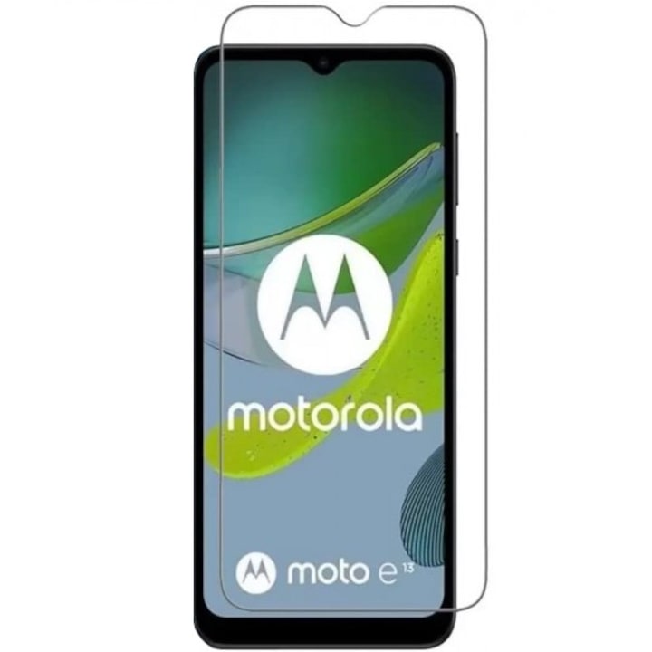 Folie de Sticla Tempered Glass 9H, HD Clear pentru Motorola Moto E13