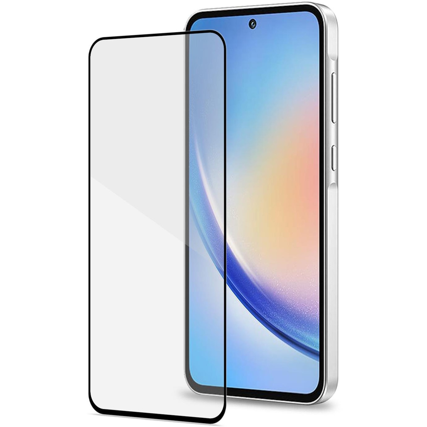 Folie de protectie Celly pentru Samsung Galaxy A35 5G, Sticla securizata, Full Glue, 9H, Transparenta