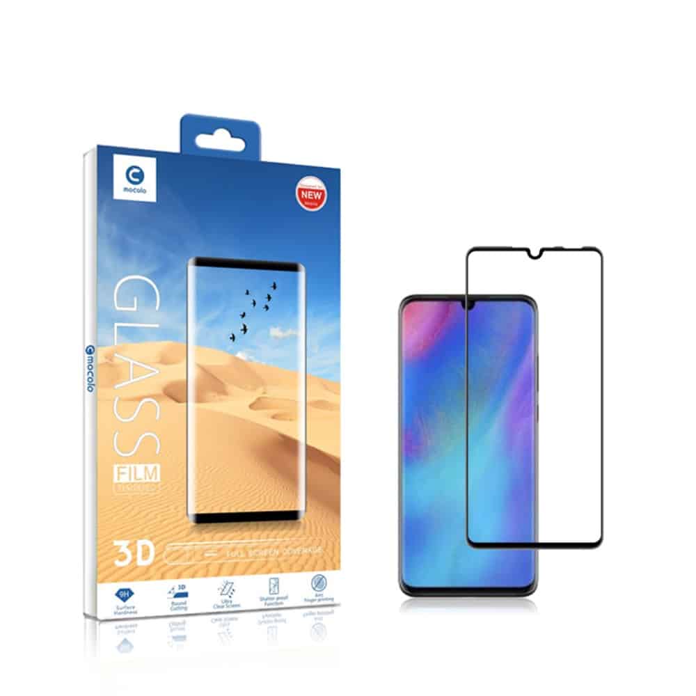 Folie de Sticla compatibila Huawei P30 Lite - Acoperire completa ecran, Margini negre