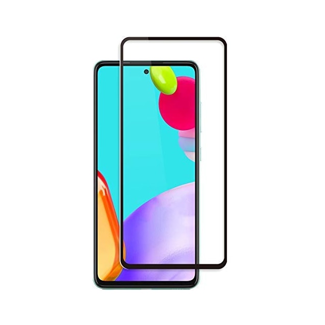 Folie protectie telefon, Ta Tech Armor, Compatibila cu Samsung Galaxy A53 5G, Sticla securizata, Transparent/Negru