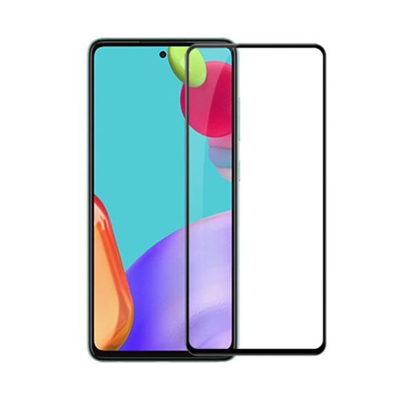 Folie protectie telefon, Ta Tech Armor, Compatibila cu Samsung Galaxy A53 5G, Sticla securizata, Transparent/Negru
