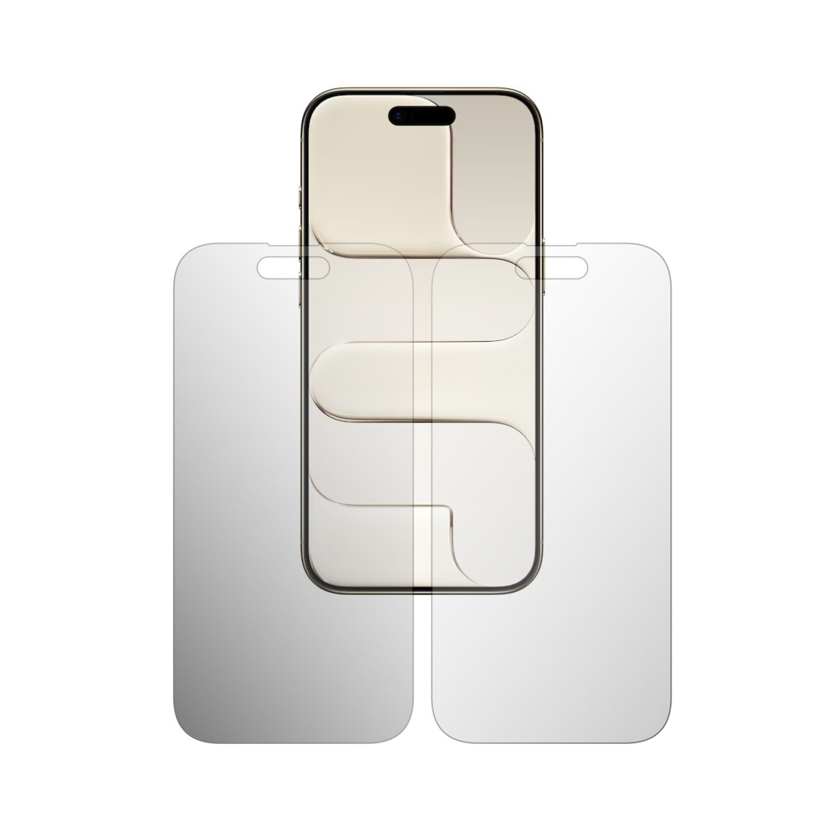 Set 2X Folie Protectie Ecran iSkinz Matte pentru Apple iPhone 17 Air - Case friendly, Invisible Skinz Matte, Siliconica Mata Anti-Amprenta, Anti-Reflex, Adeziva si Flexibila