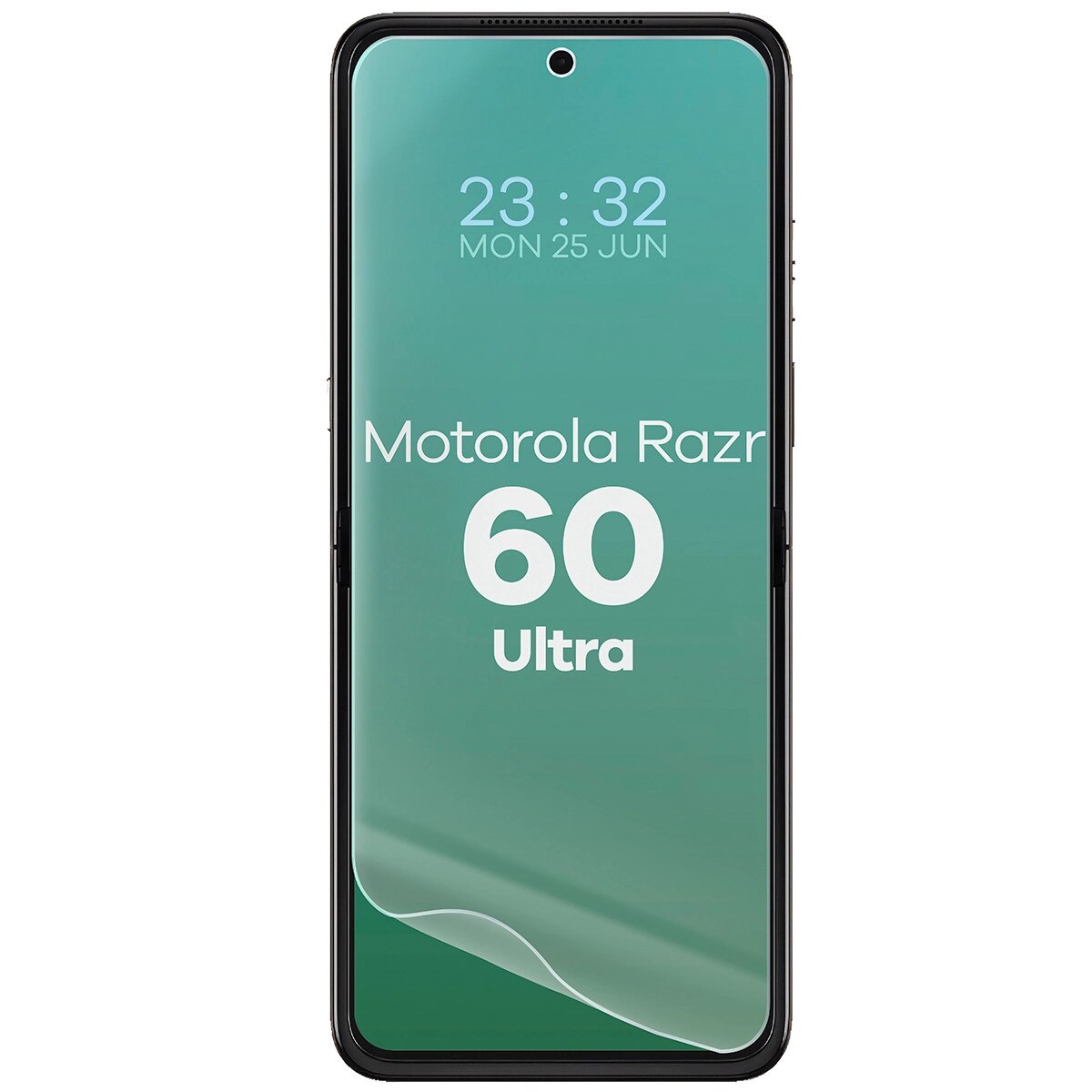 Set 2x Folie Bizon Glass Hydrogel Set pentru Motorola Razr 60 Ultra, transparenta