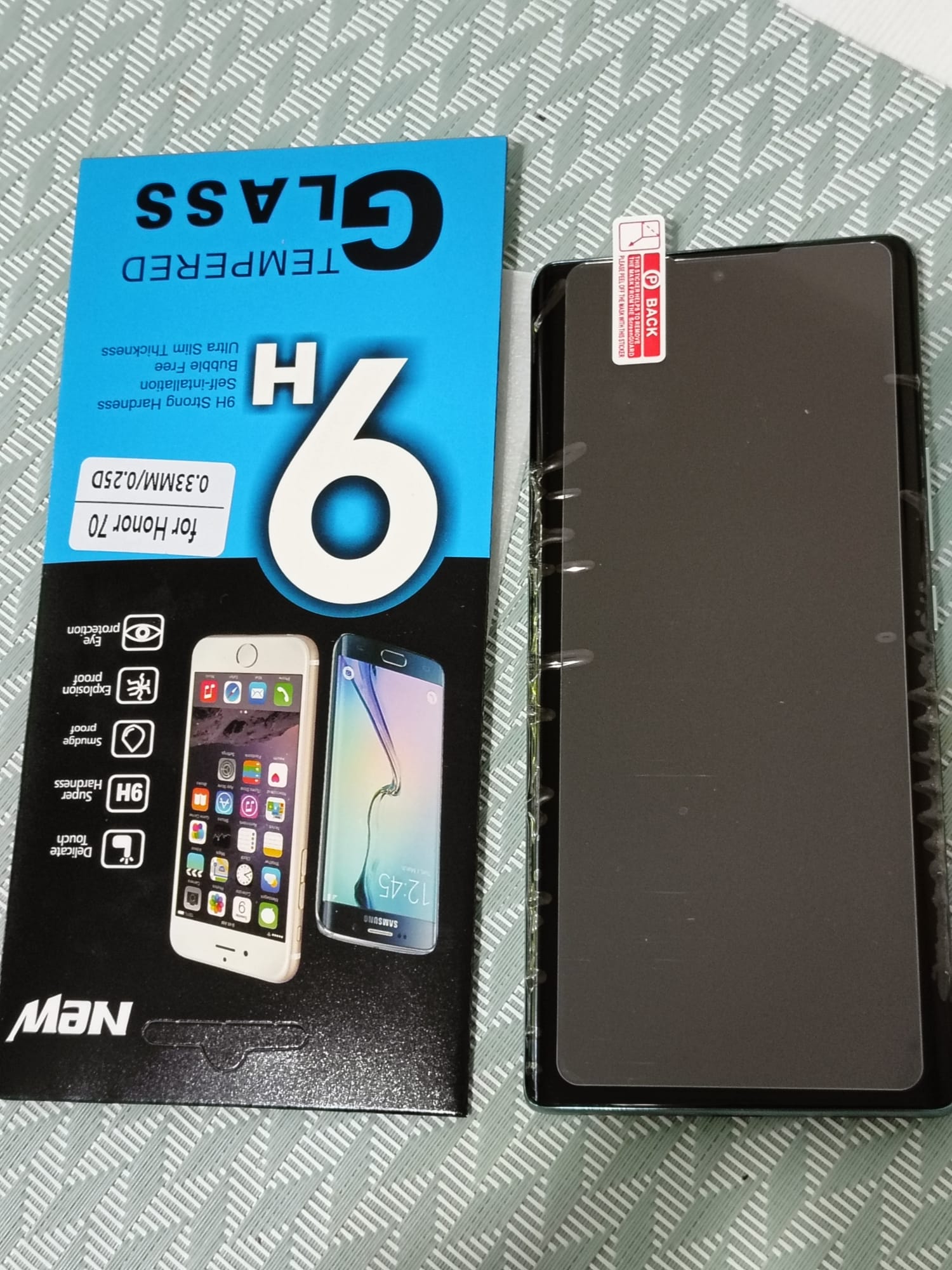 Folie ecran, Sticla, Pentru Honor 70, Transparent
