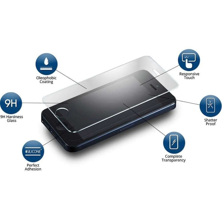 Folie Sticla Flippy® compatibila cu Huawei P40 Lite Transparent