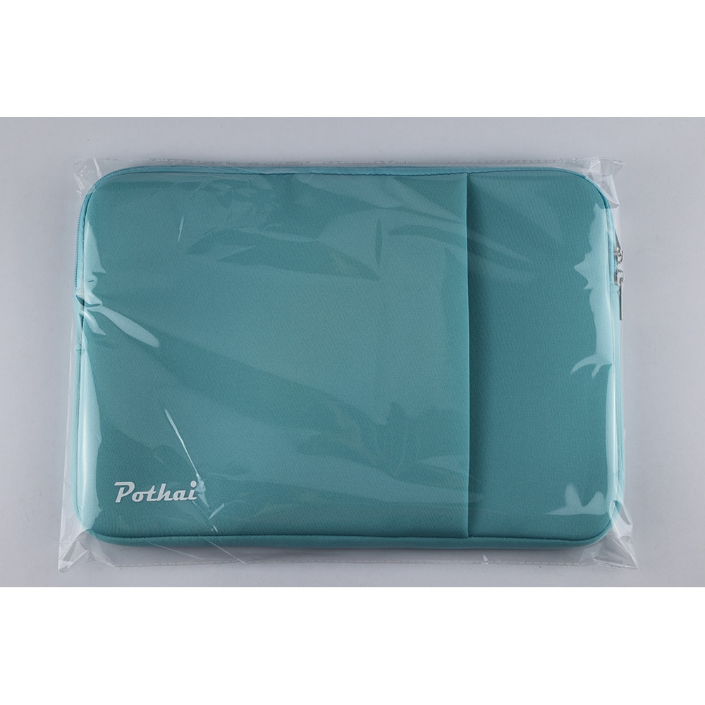Husa laptop, Pothai, Poliester, Compatibila cu 13-13.3'', Turcoaz
