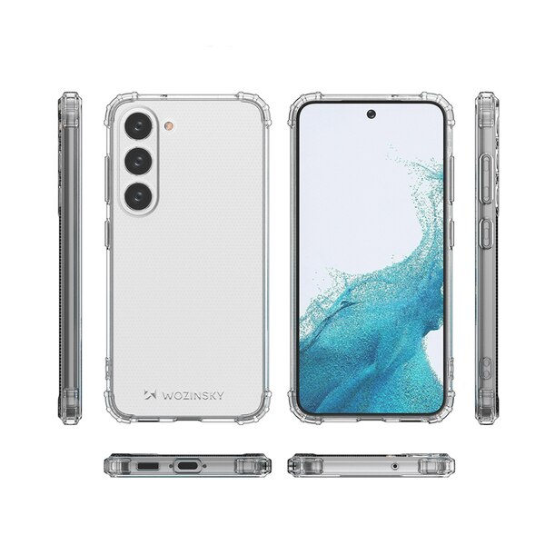 Carcasa telefon Anti Shok, compatibila cu Samsung Galaxy S23, silicon