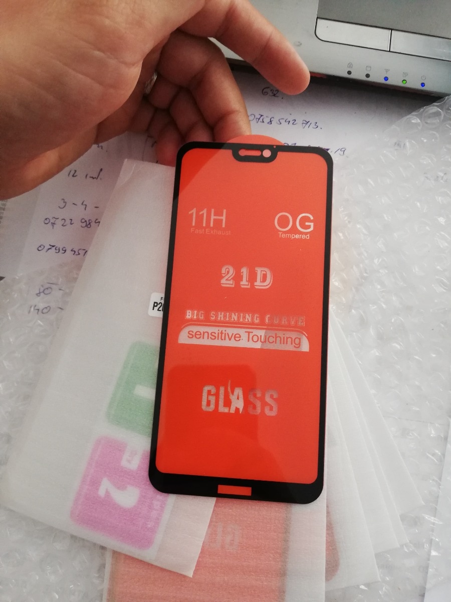 Folie sticla full cover 3D Huawei P20 Lite, BLACK