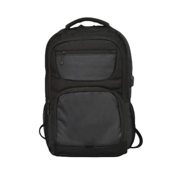 Rucsac pentru laptop 065, 15.6", 30/46/15 cm, Negru