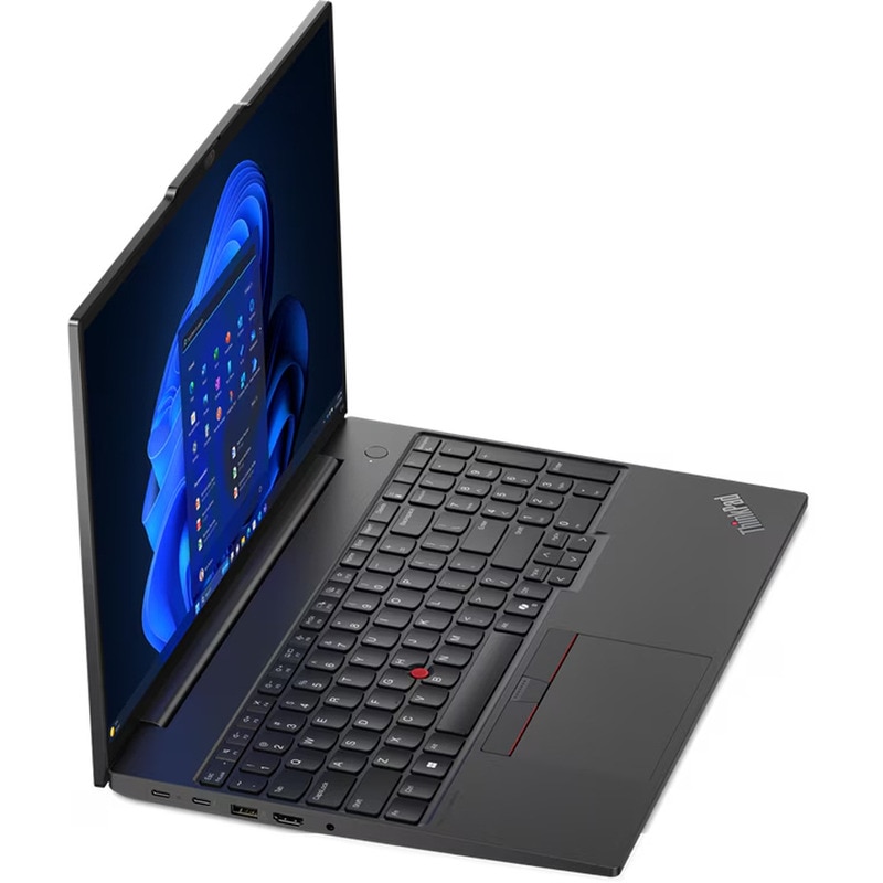 Laptop Lenovo 16'' ThinkPad E16 Gen 2, WUXGA IPS, Procesor Intel® Core™ Ultra 7 155H (24M Cache, up to 4.80 GHz), 16 nuclee, 40GB DDR5, 512GB SSD, Intel Arc, No OS, Black