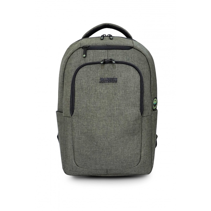 Rucsac pentru notebook, Urban Factory, Stofa, Cyclee City eco, 15.6", Kaki