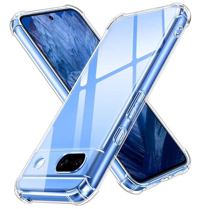 Husa pentru Google Pixel 9a - Techsuit Shockproof Clear Silicone - Clear
