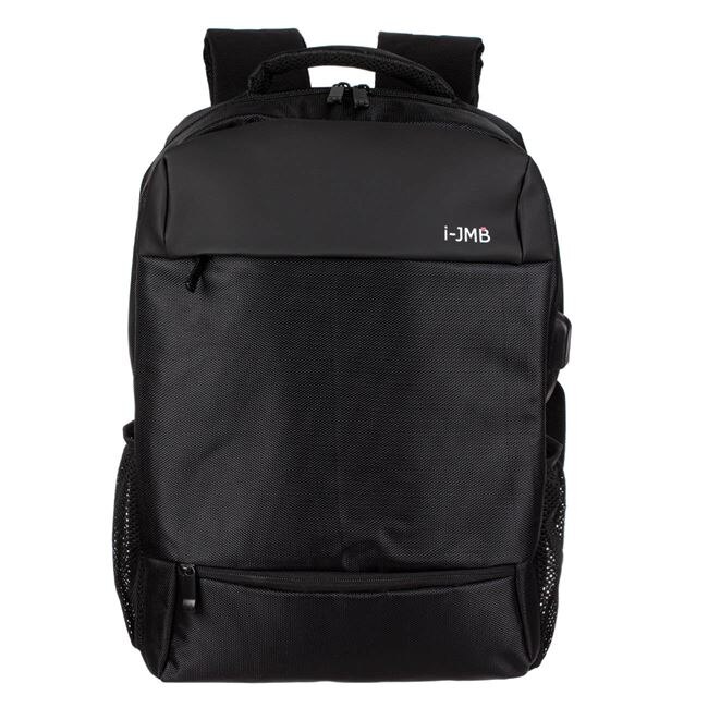 Rucsac pentru Laptop 15.6" Negru cu USB 30x14x44cm