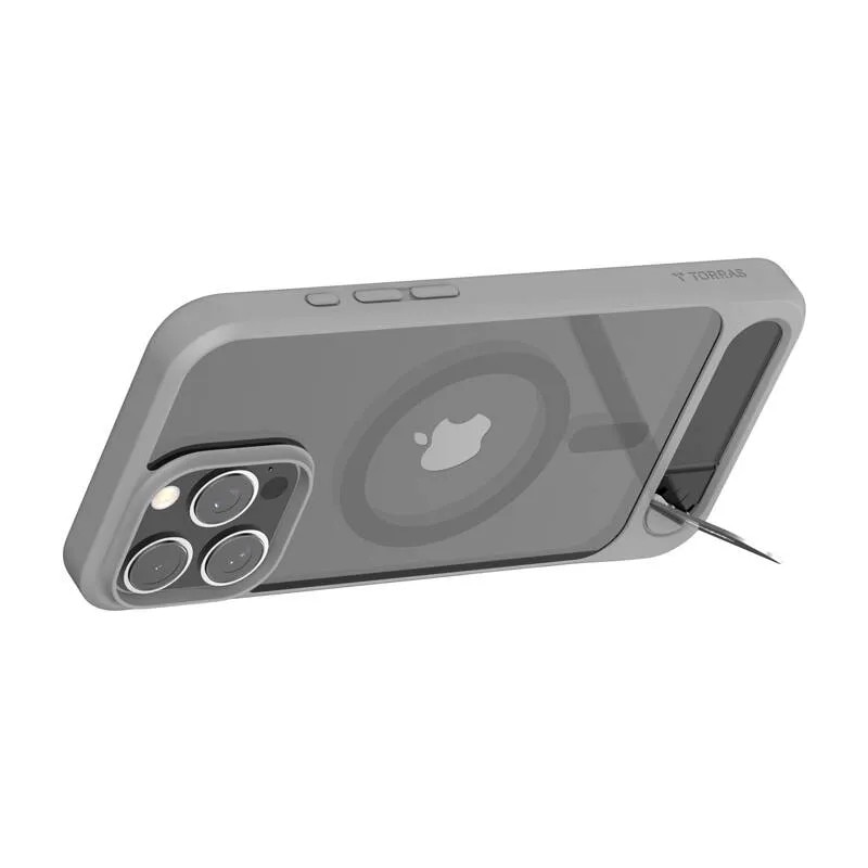 Carcasa Torras Pstand Series pentru iPhone 16 ProMax (Szare)