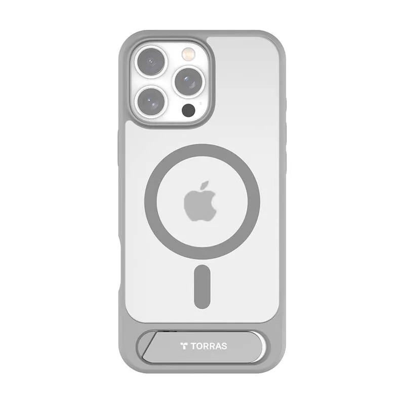 Carcasa Torras Pstand Series pentru iPhone 16 ProMax (Szare)