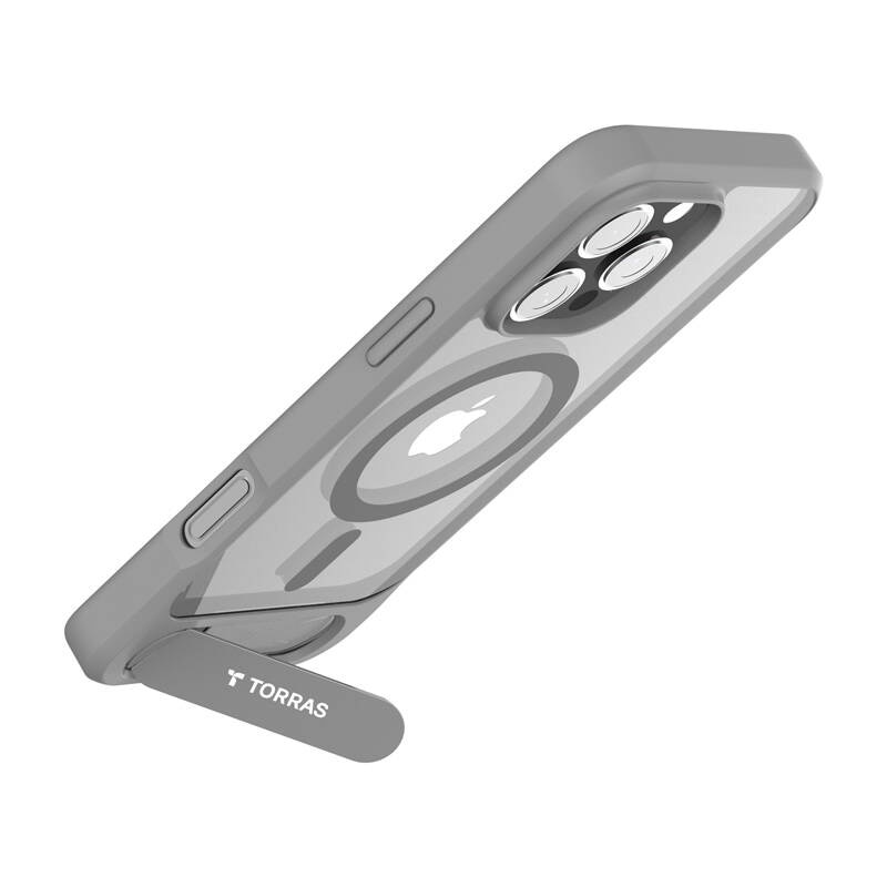 Carcasa Torras Pstand Series pentru iPhone 16 ProMax (Szare)