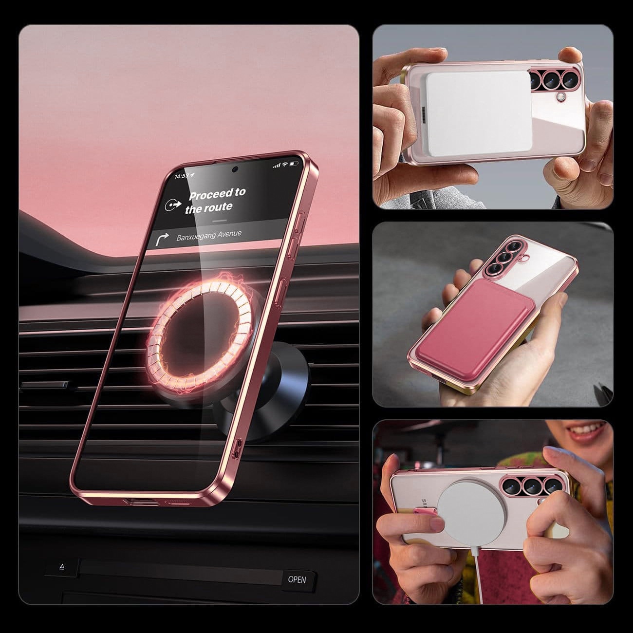 Husa telefon pentru Samsung Galaxy A17 5G, Electro MagSafe