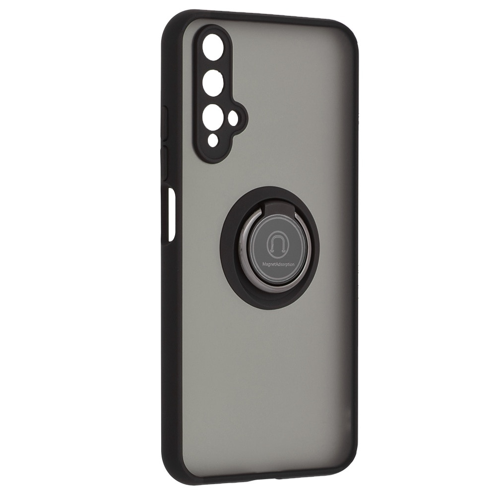Husa cu bumper compatibila cu Huawei Nova 5T, Negru