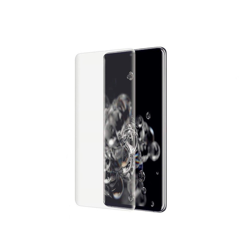 Folie de protectie din sticla, Screen, Aplicare UV, Pentru Samsung Galaxy S20 Ultra, Transparent