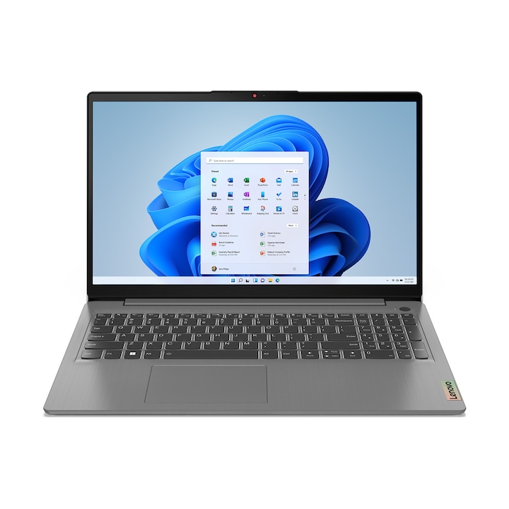 Laptop, Lenovo, IdeaPad 3, 15ABA7, 82RN006VBM, 15.6", AMD Ryzen 7 5825U, AMD Radeon Graphics, 16GB 3200MHz, DDR4, Gri