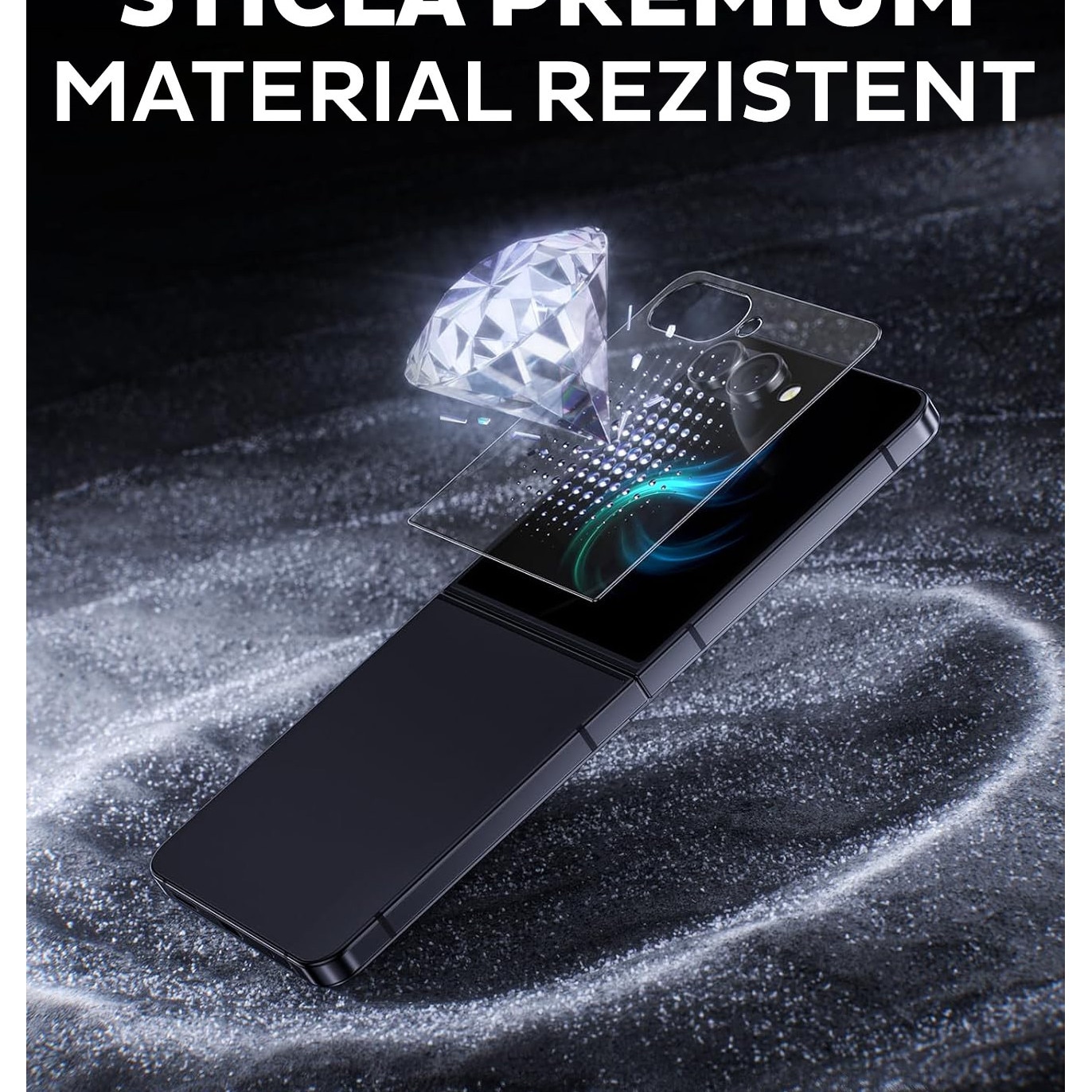 Folie Sticla pentru Samsung Galaxy Z Flip 7 Daden MaxProtection, Full Cover, Protectie Profesionala, Ultra Rezistenta, Calitate Premium
