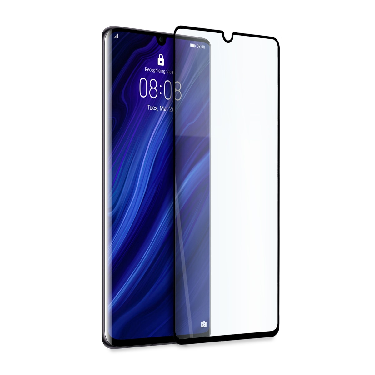Folie de Sticla pentru Huawei P30 Pro New Edition, Full Glue, Full Cover, Negru