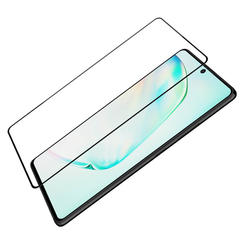 Folie de Sticla pentru Samsung S10 Lite, Full Glue, Full Cover, Negru