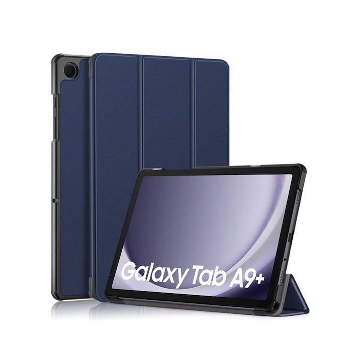Husa pentru Samsung Galaxy Tab A9+, Techsuit, FoldPro, Albastra