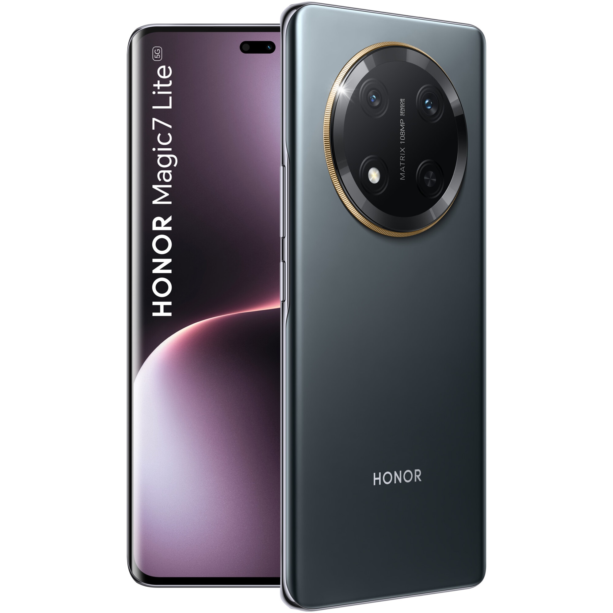 Telefon mobil HONOR Magic7 Lite, Dual SIM, 8GB RAM, 256GB, Titanium Black - Incarcator HONOR SuperCharge (Max 66W) inclus