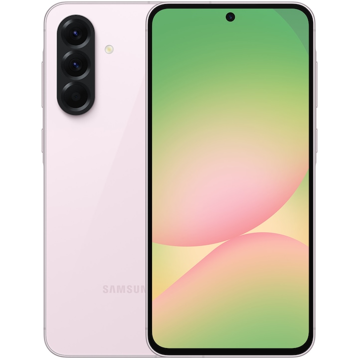 Telefon mobil Samsung Galaxy A56, Dual SIM, 8GB RAM, 128GB, 5G, Awesome Pink