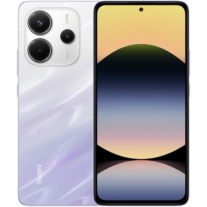 Telefon mobil Xiaomi Redmi Note 14, 8GB RAM, 256GB, Mist Purple