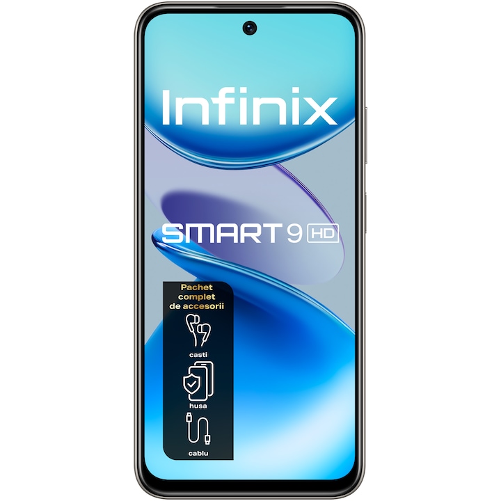 Telefon mobil INFINIX SMART 9 HD, 4GB, 64GB, 4G, NEO TITANIUM