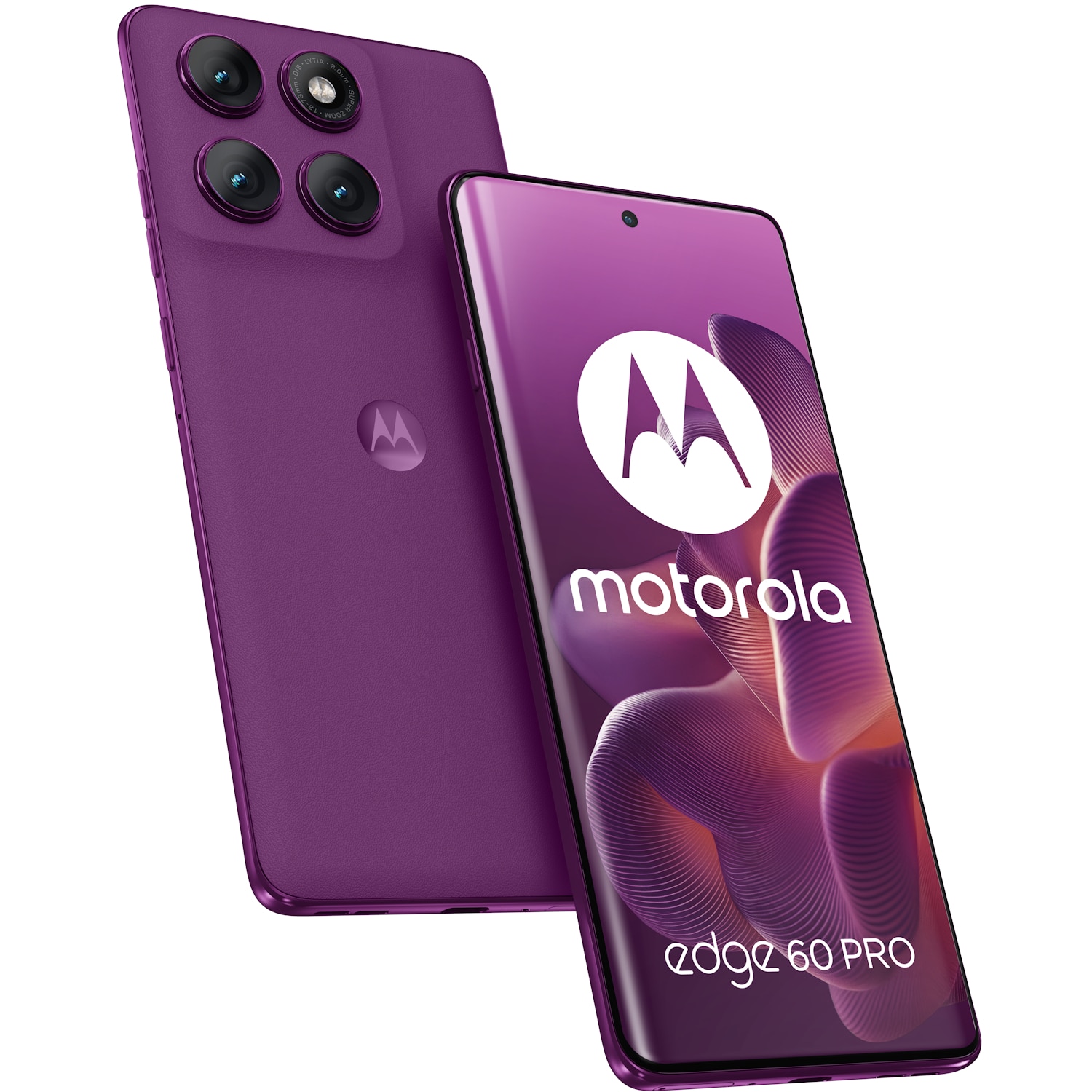 Telefon mobil Motorola edge 60 pro, 8GB RAM, 256GB, PANTONE Sparkling Grape