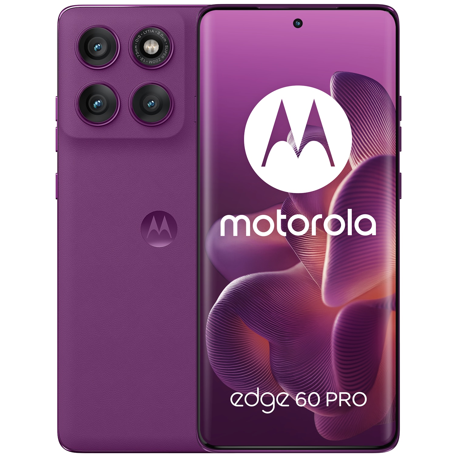 Telefon mobil Motorola edge 60 pro, 8GB RAM, 256GB, PANTONE Sparkling Grape