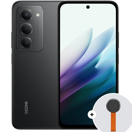 Telefon mobil Xiaomi Redmi 15, 8GB RAM, 256GB, 4G, Midnight Black + Woven Strap Ring Stand
