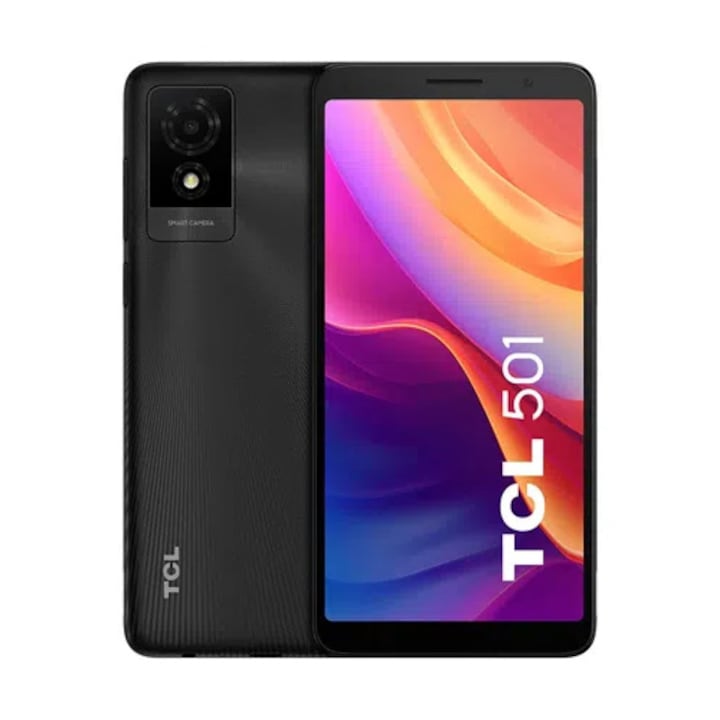 Telefon mobil TCL 501, 2GB RAM, 32GB, 4G, Prime Black