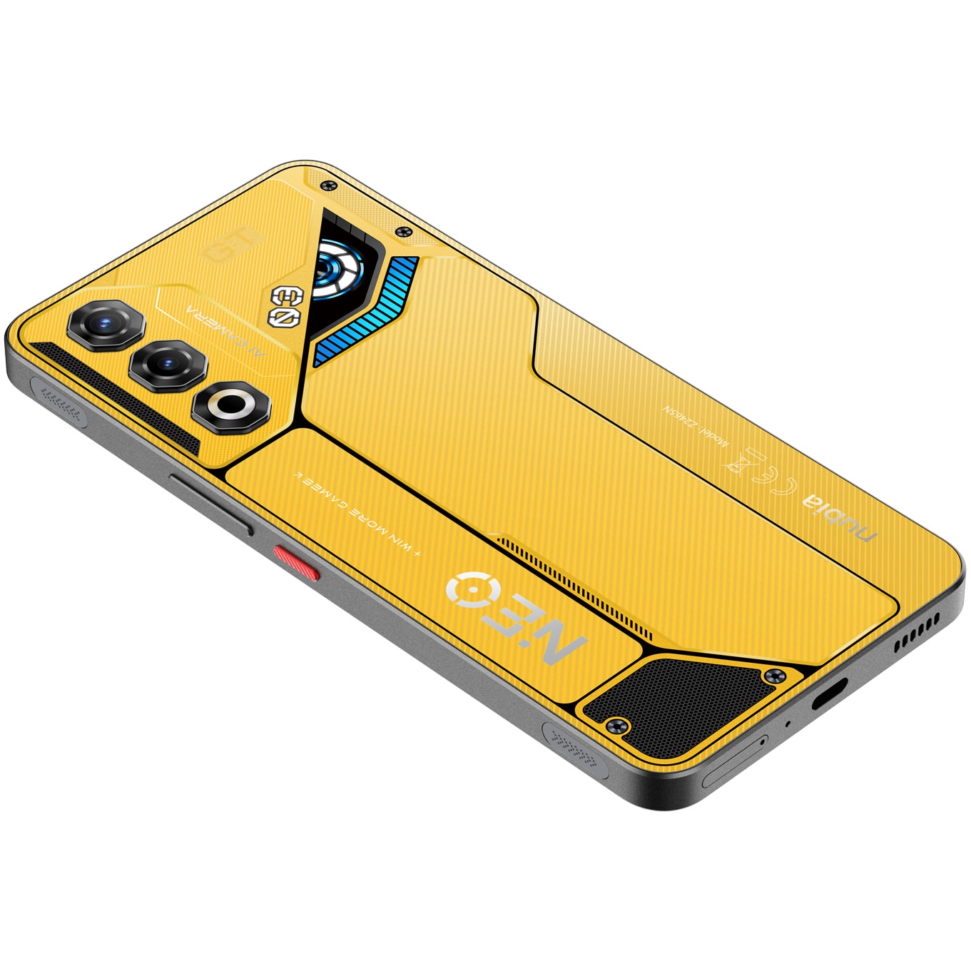 Telefon mobil ZTE nubia NEO 3GT, Dual SIM, 12GB, 256GB, 5G, Yellow
