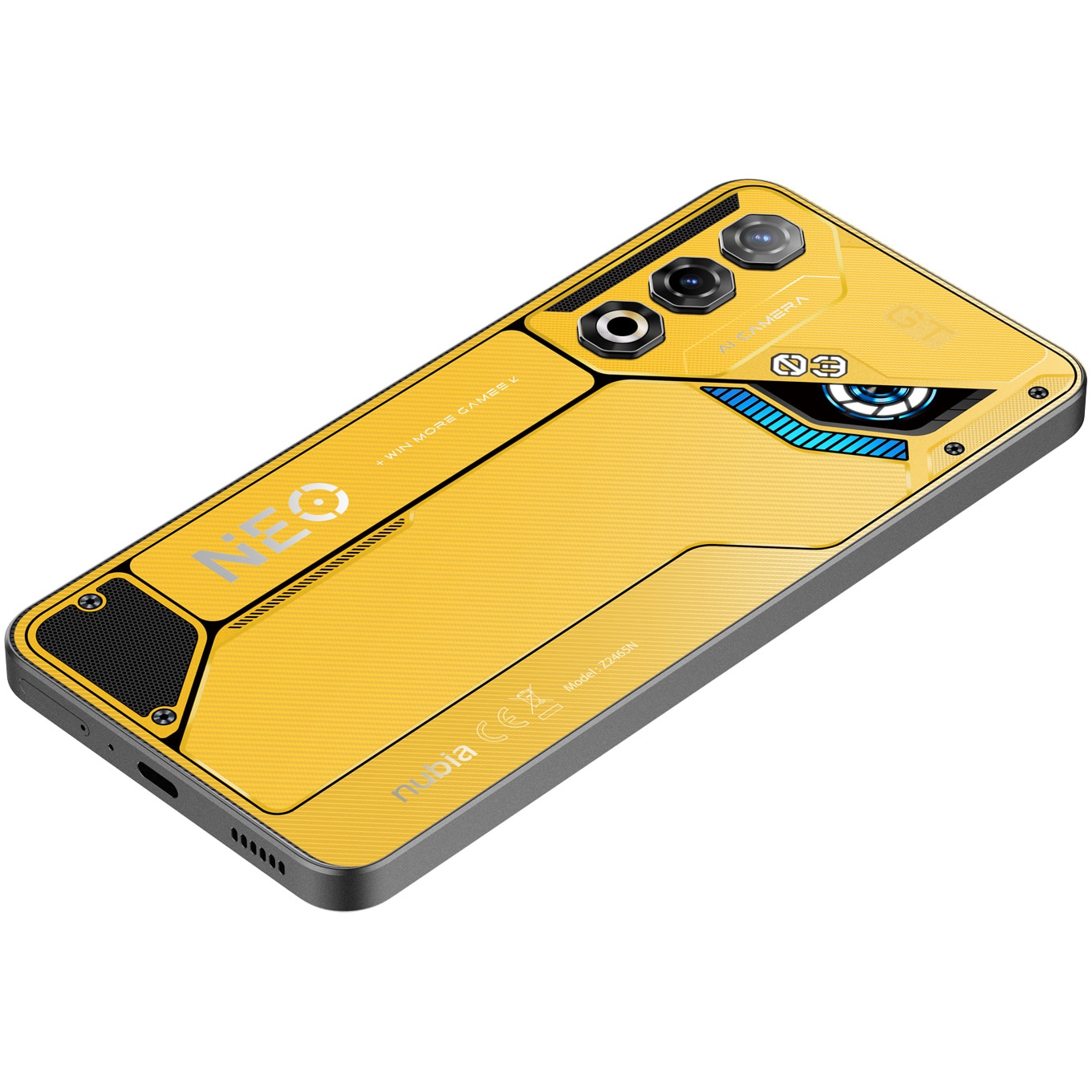 Telefon mobil ZTE nubia NEO 3GT, Dual SIM, 12GB, 256GB, 5G, Yellow