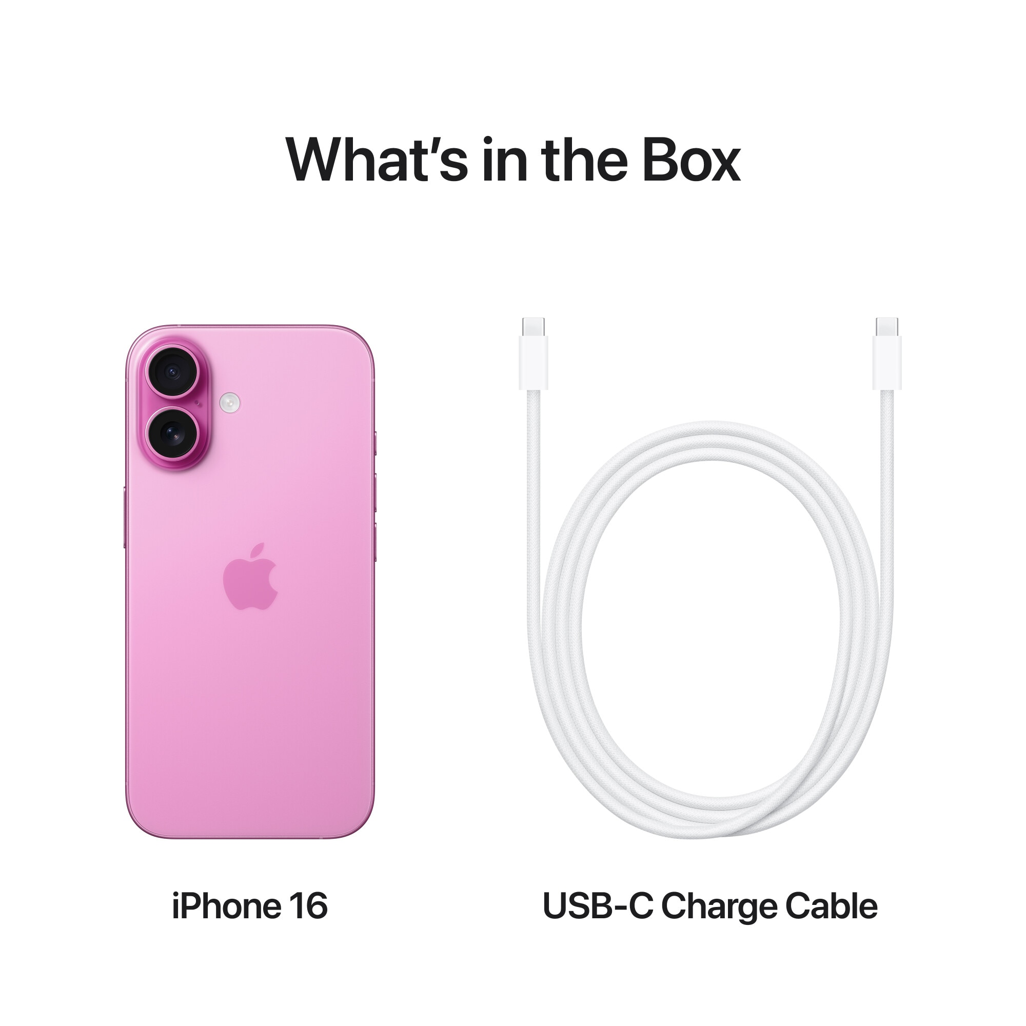 Telefon mobil Apple iPhone 16, 512GB, 5G, Pink