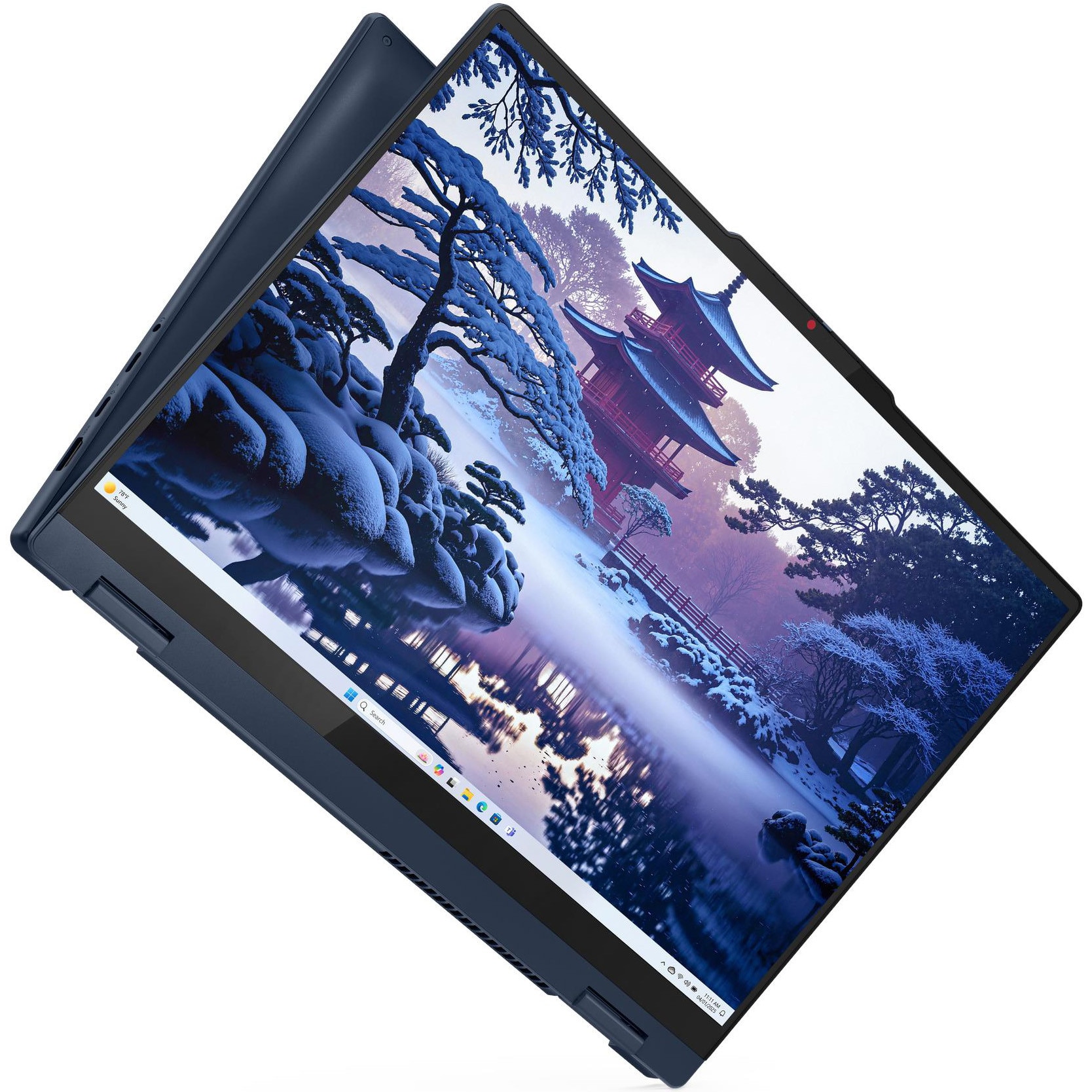 Laptop Lenovo IdeaPad 5 2-in-1 16IAL10 cu procesor Intel® Core Ultra 7 255H pana la 5.1GHz, 16" WUXGA, IPS, Touch, 16GB LPDDR5x RAM, 1TB SSD, Intel® Arc™ Graphics, Windows® 11 Home, Cosmic Blue