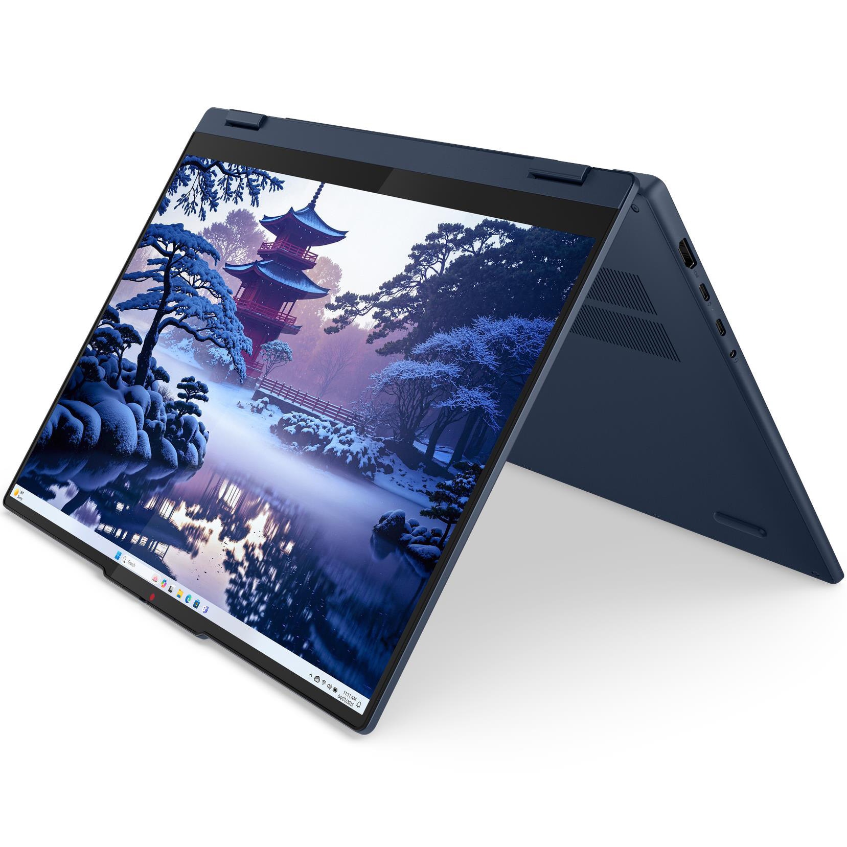 Laptop Lenovo IdeaPad 5 2-in-1 16IAL10 cu procesor Intel® Core Ultra 7 255H pana la 5.1GHz, 16" WUXGA, IPS, Touch, 16GB LPDDR5x RAM, 1TB SSD, Intel® Arc™ Graphics, Windows® 11 Home, Cosmic Blue