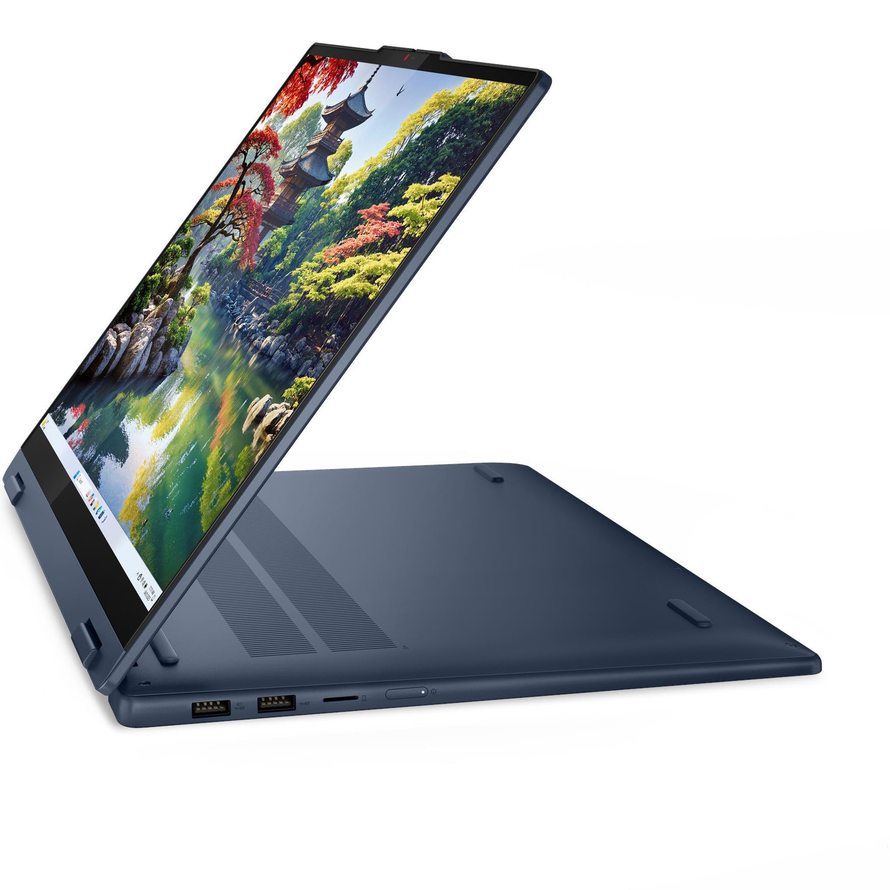 Laptop Lenovo IdeaPad 5 2-in-1 16IAL10 cu procesor Intel® Core Ultra 7 255H pana la 5.1GHz, 16" WUXGA, IPS, Touch, 16GB LPDDR5x RAM, 1TB SSD, Intel® Arc™ Graphics, Windows® 11 Home, Cosmic Blue