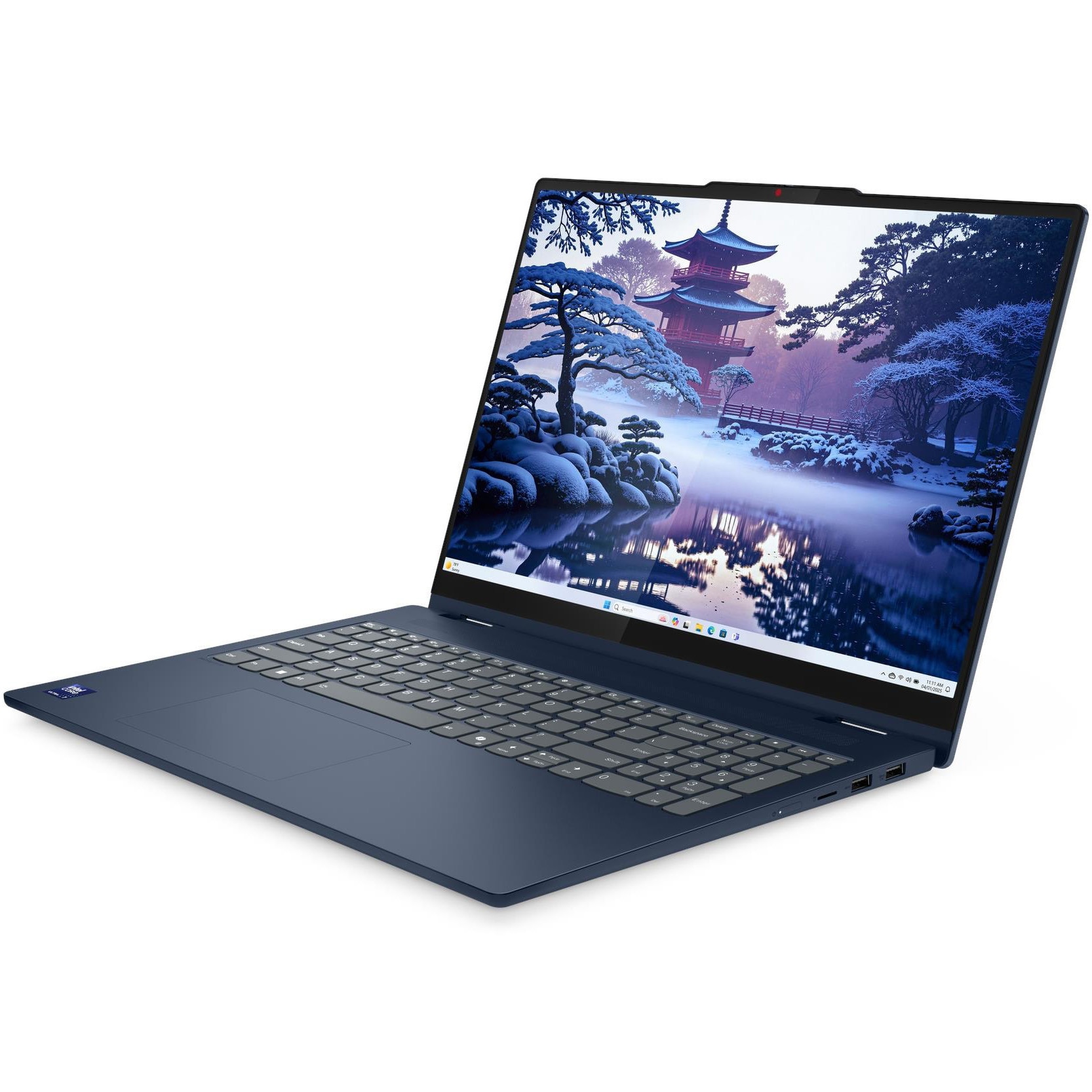 Laptop Lenovo IdeaPad 5 2-in-1 16IAL10 cu procesor Intel® Core Ultra 7 255H pana la 5.1GHz, 16" WUXGA, IPS, Touch, 16GB LPDDR5x RAM, 1TB SSD, Intel® Arc™ Graphics, Windows® 11 Home, Cosmic Blue